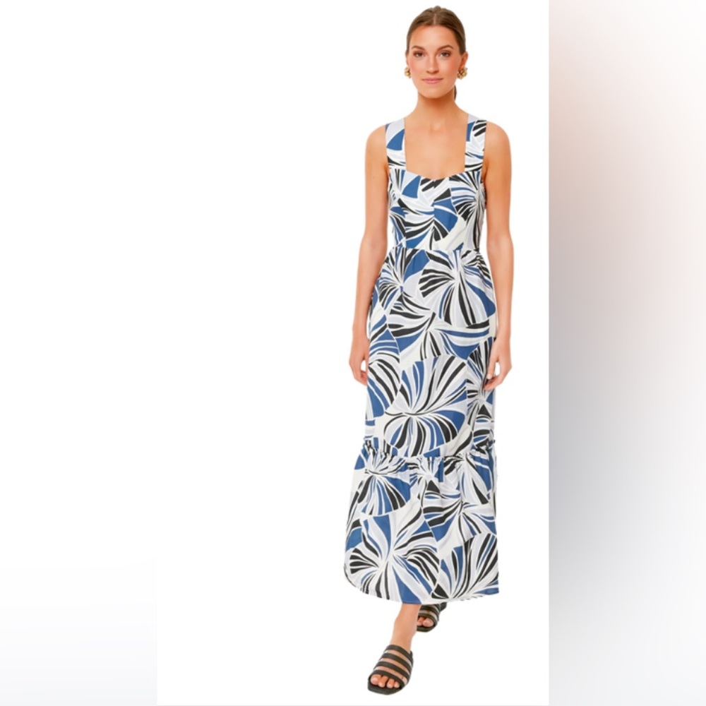 Tuckernuck Blue and White Maxi Dress